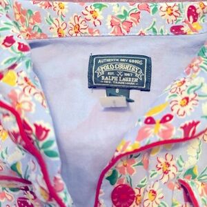 Ralph Lauren blue floral spring dress